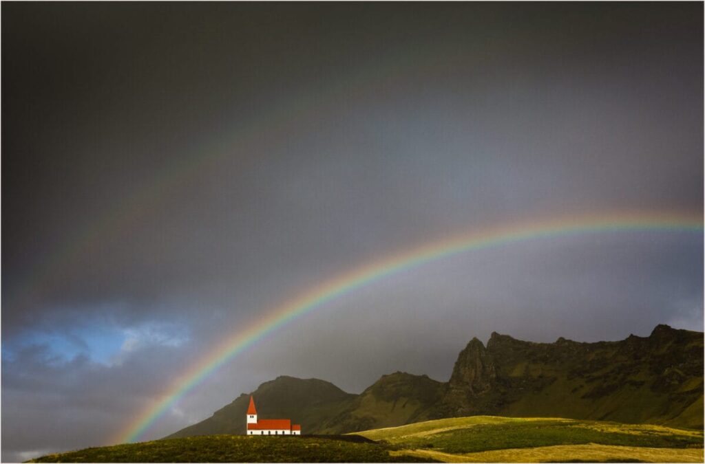 Heidi Stewart - Rainbows Over Vik Church